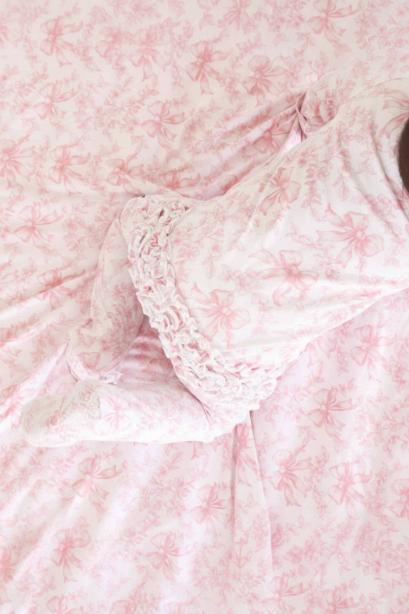 Fancy Frills Ruffle Zipper Footie
