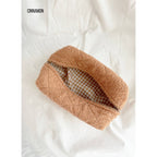 Regular Size Make Up Bag - TERRY: ONE SIZE / ALMOND - Premium  from LoveLina - Just $16! Shop now at Pat's Monograms