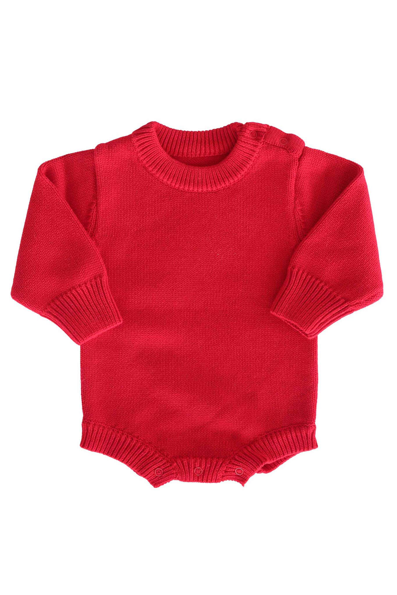 Knit Sweater Bubble Romper
