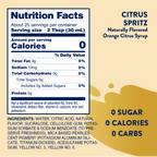 Sugar Free Citrus Spritz Syrup - Limited Time Offer - Premium syrup from Jordan's Skinny Mixes - Just $9.59! Shop now at Pat's Monograms