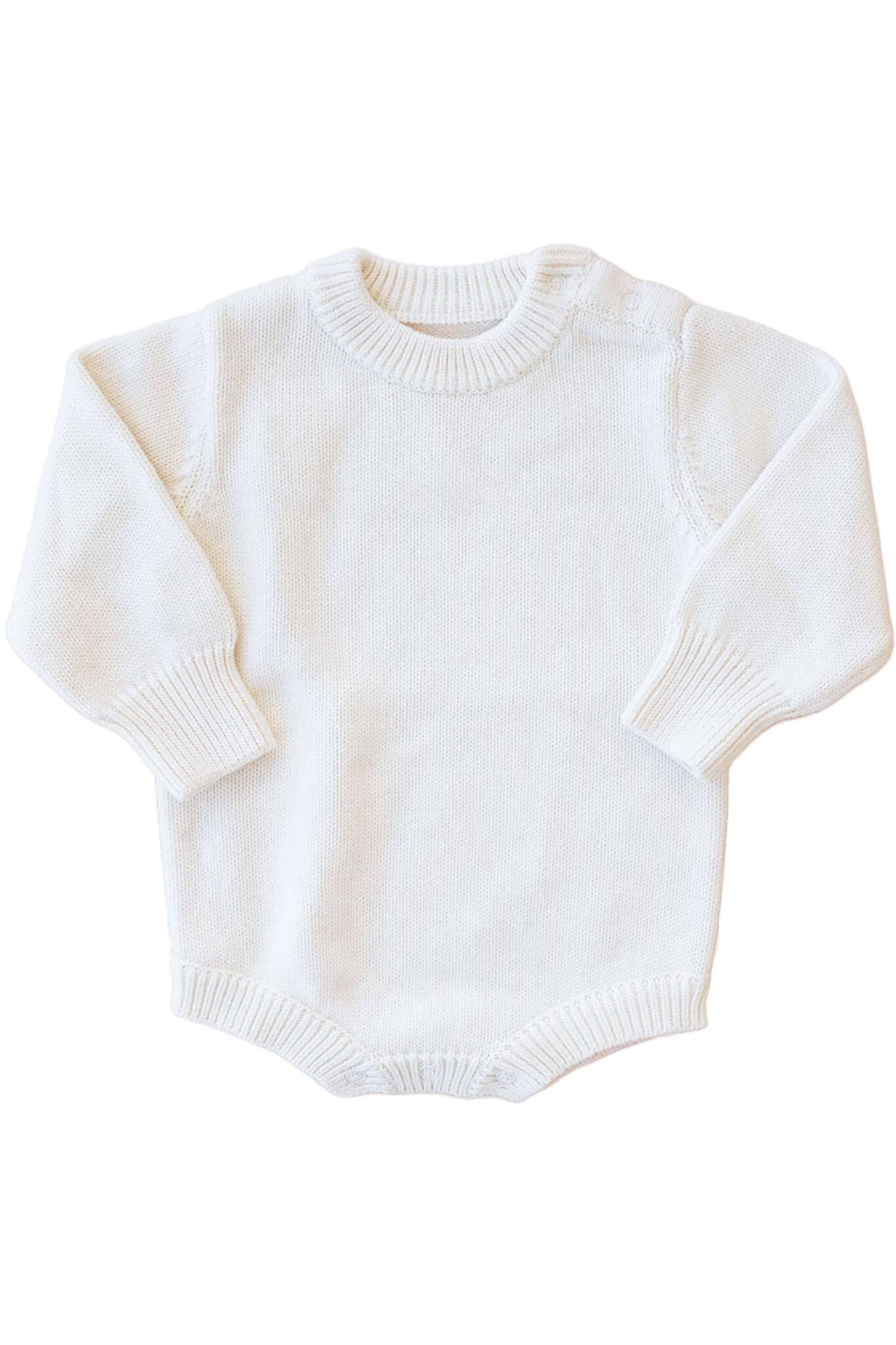 Knit Sweater Bubble Romper