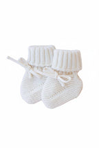 Knit Baby Booties | Ash