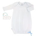 Paty Gown - White with trim - Premium Infant Wear from Paty INC. - Just $49.95! Shop now at Pat's Monograms