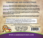 Chocolate Chip Cookie Dough Cheesecake Dip - Premium Dips & Spreads from Carmie's Kitchen - Just $5! Shop now at Pat's Monograms