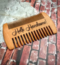 Wooden Beard Combs - Premium Combs & Brushes from Pat's Monograms - Just $11.95! Shop now at Pat's Monograms