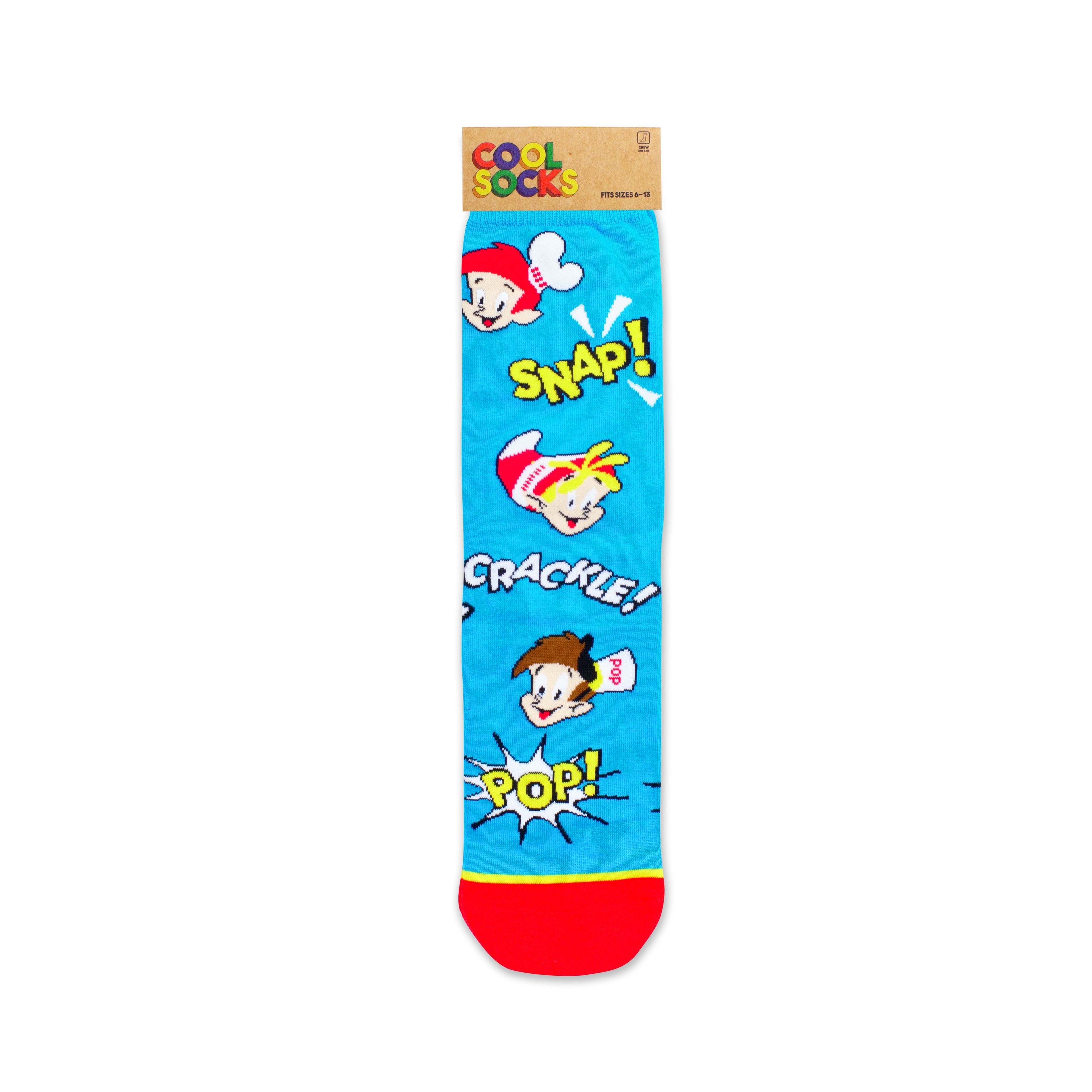 Snap, Crackle, Pop Rice Krispies Socks - Premium Socks from Cool Socks - Just $9.95! Shop now at Pat's Monograms