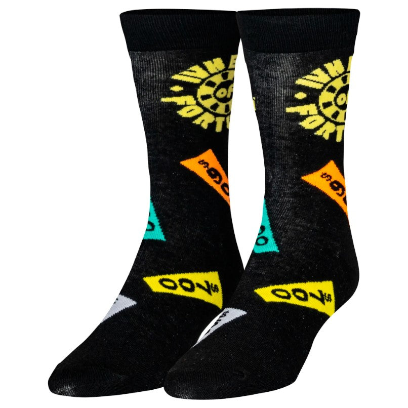 Wheel of Fortune Crew Socks - Premium Socks from Crazy Socks - Just $8! Shop now at Pat's Monograms